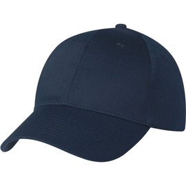 AB Hats 6 Panel Baseball Cap, Now (Navy)
