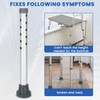 Shower Bench Vertical Extension Kit for Bath Tub Shower Seat,