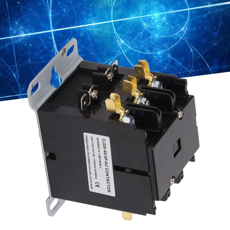 Air Conditioner Contactor Heating Ventilation Air Conditioning Contactor 40A 3P