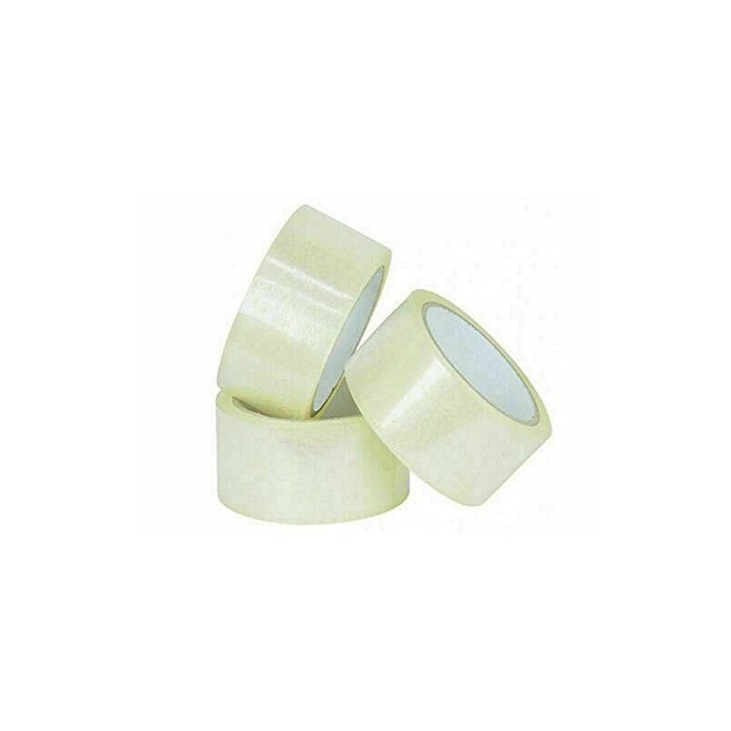 TRENDWEARZ 3 Rolls of Clear Transparent Tapes 66MX48MM for PARCELS