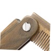 NOLITOY Beard Styling Comb Men's Grooming Tool Wooden Material Beard