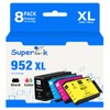 USUPERINK 952XL 8 Combo Pack Ink Cartridge Replacement for HP