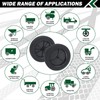 CheeMuii 7 Inch Lawn Mower Wheels 2 Pcs 7" Black