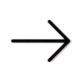 MOHEIM SIGNS ARROW Arrow Direction Sign Plate (Black)