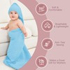 MOON PARK 2 Pack Muslin Hooded Baby Bath Towels for