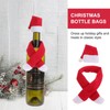 LIOOBO 6 Sets Christmas Hat Scarf Creative Beautiful Bottles Cap