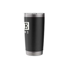 LIFE HAPPENS BE HAPPY LOVE LAUGH Stainless Steel Insulated Tumbler