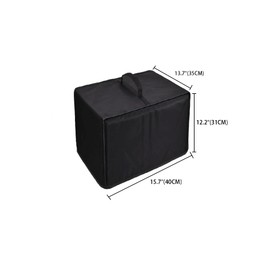 NUENSS-ROR Air Fryer Dust Cover Case Waterproof Cover compatible for COSORI Air Fryer Turbo Blaze 6.0QT/Pro II 5.8QT/6.5QT Machine washable(15.7”D×13.7”W×12.2”H Black )