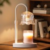 Candle Warmer Lamp with Timer: White Scented Candles Heating Lights