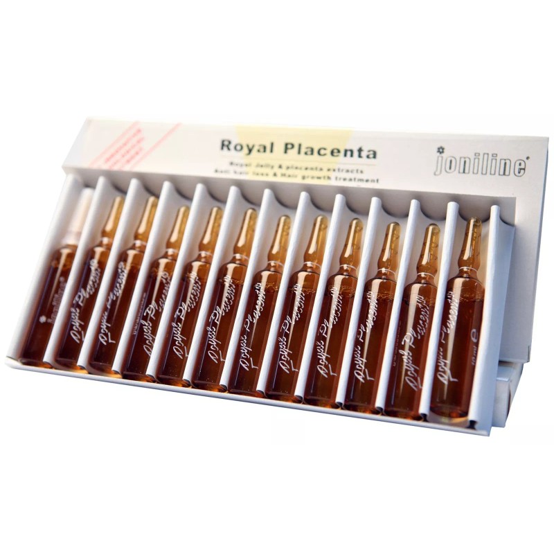 Cosmofarma Royal Placenta Hair Lotion, 10 ML, 12 Count (Pack