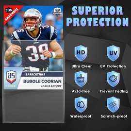 100 fundas transparentes Penny Card para cartas coleccionables, fundas suaves de plástico para protección de cartas, adecuadas para MTG Yugioh, cartas de béisbol, cartas deportivas, cartas de juego