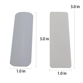 ZHYOHEN 6 Sets White 3 Inch Blinds PVC Replacement Slats Blinds Fixer Horizontal Blind Repair Tab Curtain Replacement Part Suitable for Vertical Blinds