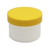60 ointment containers, cream containers, ointment pot, flat, 35 ml