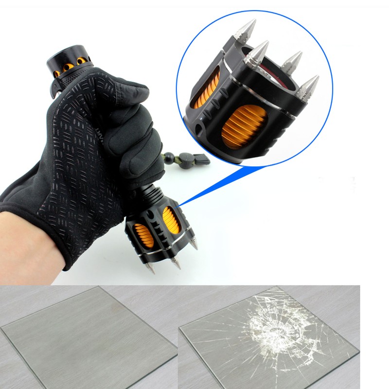 Rechargeable LED Flashlight Self Defense Super Bright Emergency Flashlight for
