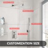 GBBNE Shower Faucet Set Rainfall Shower System with Square Showerhead
