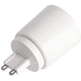 YiLighting - (G9 to E26/E27), G9 Plug-in Base to E26/27 Edition Screw Base Socket Converter For Halogen/LED/CFL Light Bulbs (6 Pack)