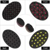 QWORK® 4 Pcs Big and Small Holes Hair Sponge Brush