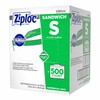 Ziploc 682255 Resealable Sandwich Bags, 1.2mil, 6 1/2 x 6,