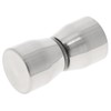 First4spares Shower Door Handle Knob - Elegant Tapered Design (Satin