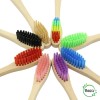 Paquete 100 Cepillo Dientes Bambú Mix Biodegradable Bodega