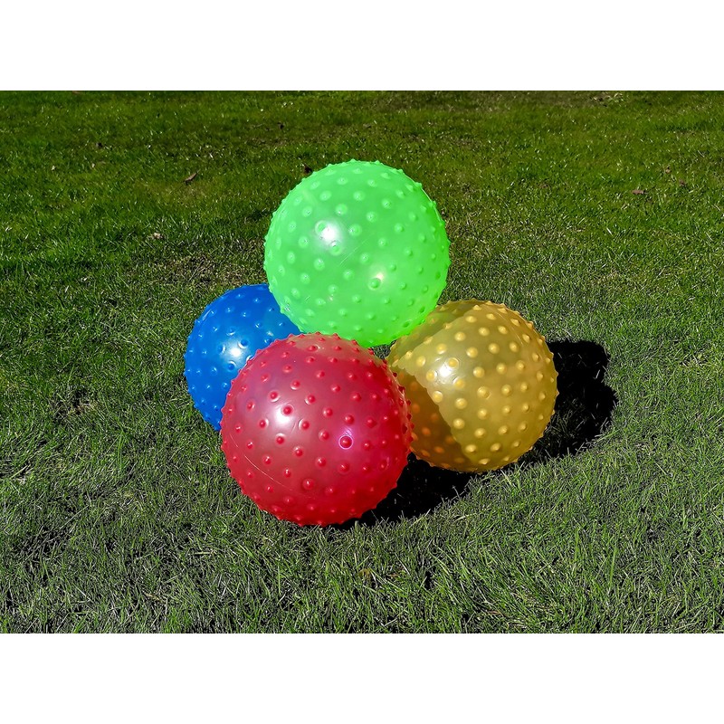 4x Nub Ball 20 cm with Ball Needle Massage Ball