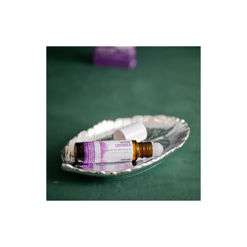 Aura Cacia Aromatherapy Roll-On, Lavender - Pre-Blended Essential Oils in