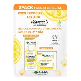 Garnier Kit Vitamina C: Sérum Concentrado + Crema Hidratante Iluminadora