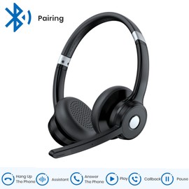 Unbranded/Generic M107B Bluetooth Headset Stereo Headphones Gaming Headset With Boom Mic
