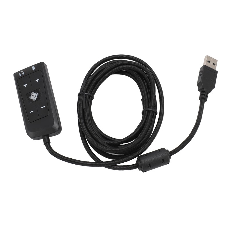 USB to 3.5mm Jack Audio Sound Card Adapter with Headphone