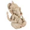 Sandstone Resin Indian Ganesha Elephant God Statue Fengshui Buddha Sculpture