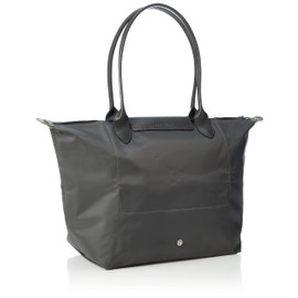 Longchamp 1899919 Le Pliage Green L Shoulder Bag Tote Bag, Graphite, Free size