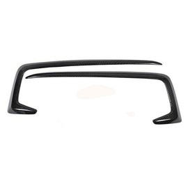 Auto Parts Port ABS Carbon Fiber Front Fog Lamp Eyebrow Trim, Fits for 2016-2021 10th Honda Civic, 75010-F