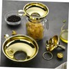 Generic 1 Set Stainless Steel Funnel Mini Funnel for Kitchen