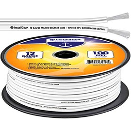 InstallGear 12 Gauge Tinned OFC Heavy Duty Boat Marine Speaker Wire, 100 feet