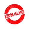 CafePress Rubber Ink Stamp Rhode Island Aluminum License Plate Frame,