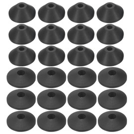 uxcell 24 Pcs Toilet Bolt Rubber Washer M6 and M8 Conical Rubber Washers Toilet Tank Leakage Prevent Kit for Toilet Tank Maintenance