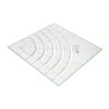 Gatuida Quilting Ruler Multifunctional Acrylic Sewing Ruler with Cutter Design