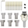 MuNanshan 30 PCS Ring Drill Bit Set, 16-21 mm Blades