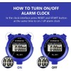 Digital Sports Stopwatch Timer With Alarm, Multi-Function Large Display Stopwatch