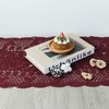 kilofly Handmade Crochet Lace Rectangular Table Runner 15 x 71