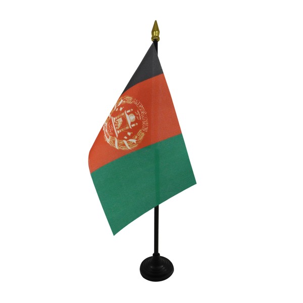 AZ FLAG - Afghanistan Table Flag 4'' x 6'' -