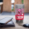 FRESH Strawberry Milk Kawaii Vaporwave Aesthetic Stainless Steel Insulated Tumbler