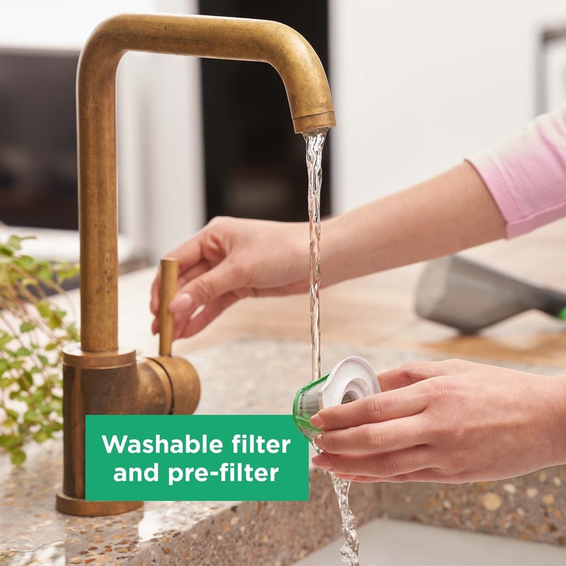 BLACK+DECKER 8V MAX reviva Handheld Vacuum, Cordless, Transparent Dustbowl (REVHV8J40)