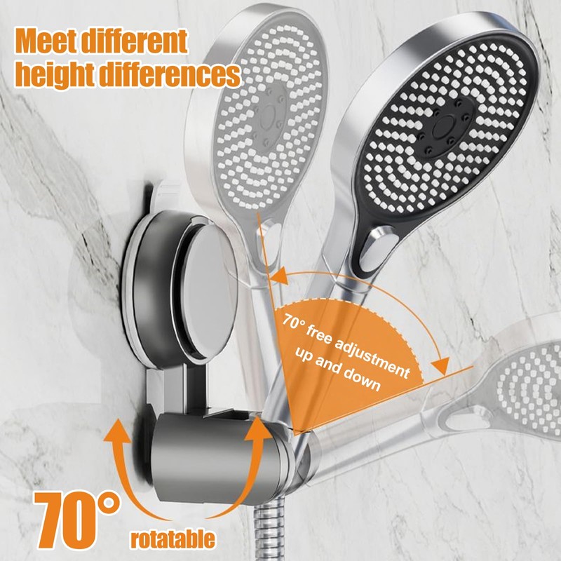 lomdung Universal Hand Shower Holder with Suction Cup, Universal Shower