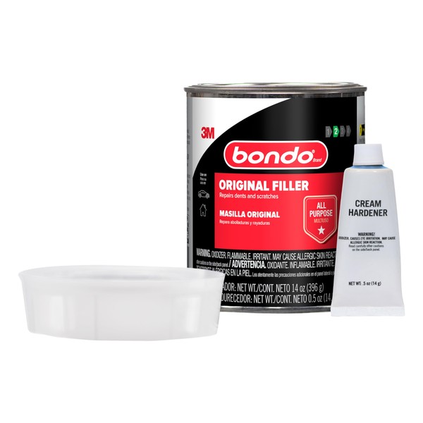 3M Bondo Body Filler, Original Formula for Fast, Easy Repair
