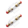 QWORK® 2 Pcs AGU In-line Fuse Holder 60A 12V-48V DC