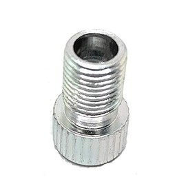 System-S Valve Adaptor Presta to Schrader from Bicycle Valve to Schrader Valve Colour Silver