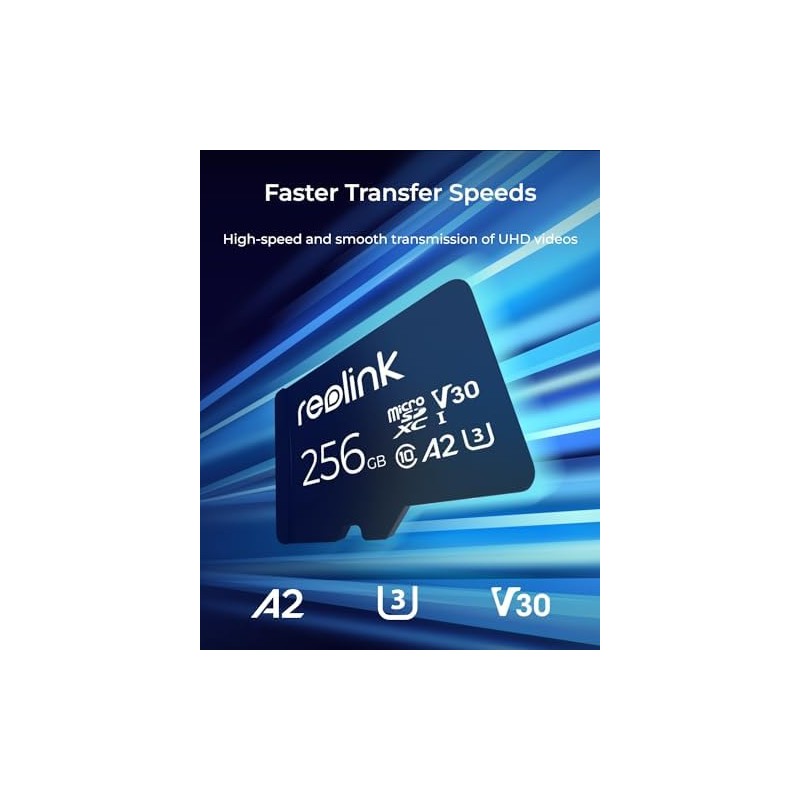 Reolink Tarjeta de memoria microSDXC Clase 10 A2 V30 U3