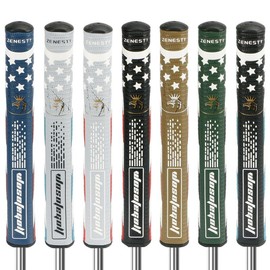 New golf putter ultra-light grip PU non-slip comfortable thick shock absorption multi-color optional club accessories:_B-Black