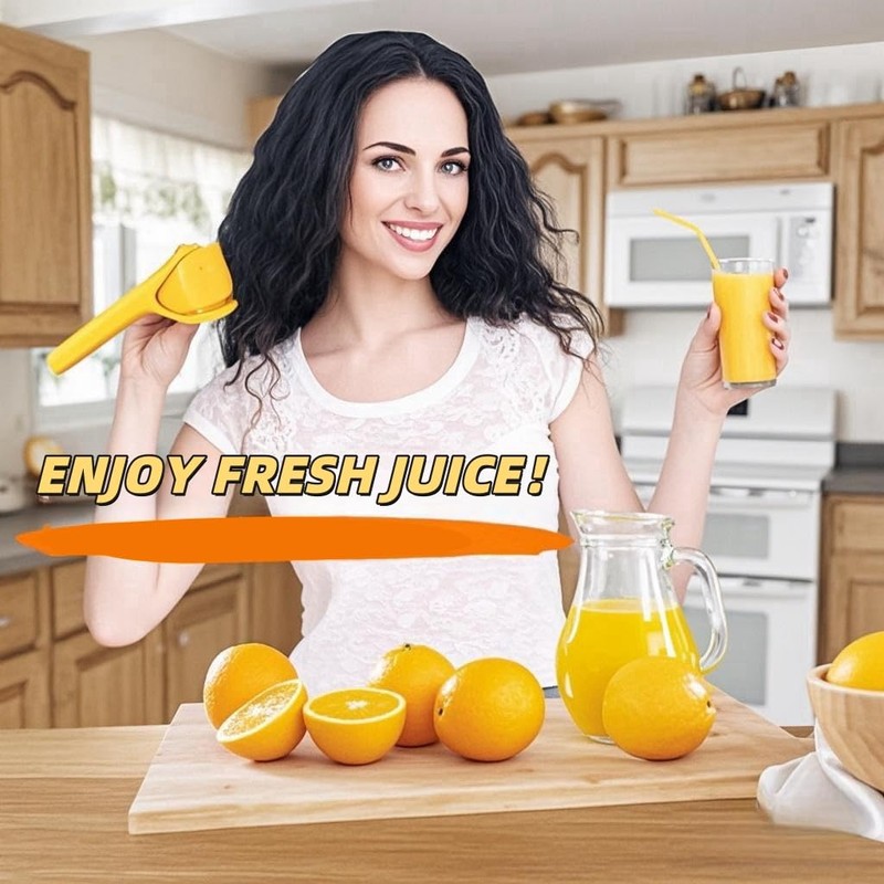 Lemon Squeezer - Hand Press for Citrus Fruits, Lemon Squeezer,